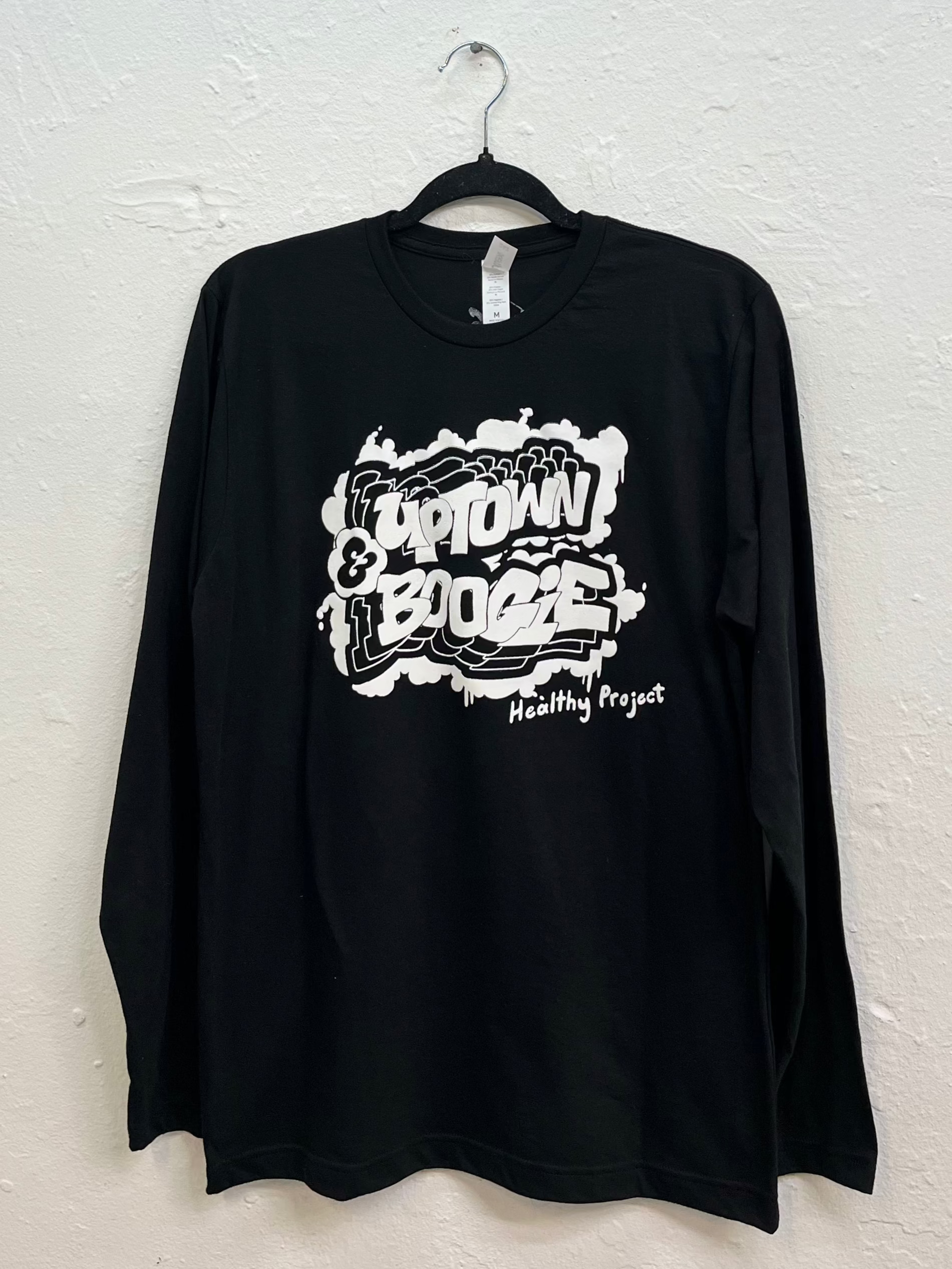 Featuring graffiti version of the logo on the front of the T-shirt