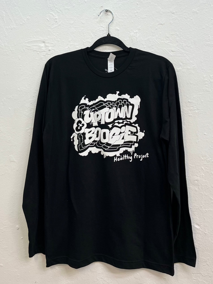 Featuring graffiti version of the logo on the front of the T-shirt