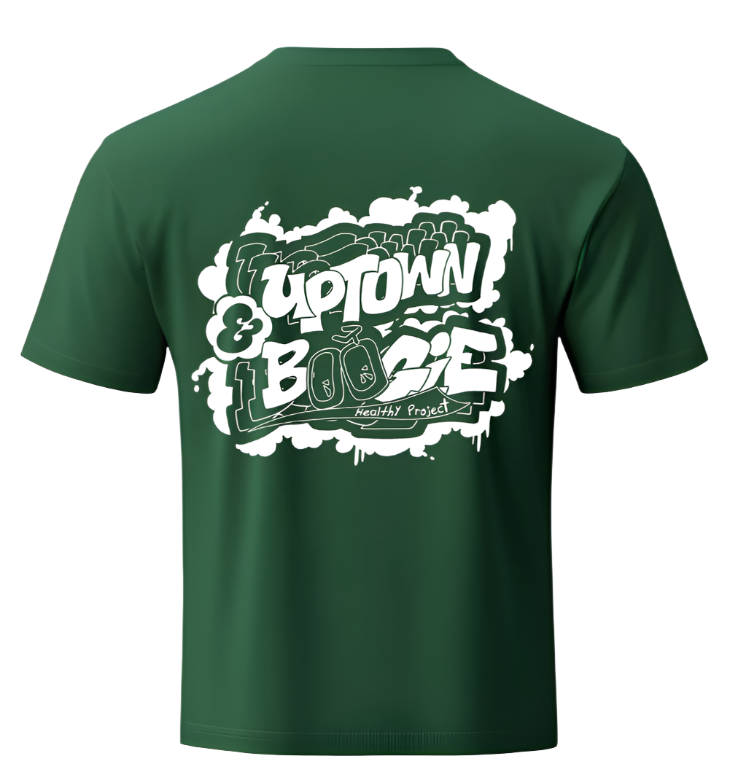 [Pre-Order] Green Uptown & Boogie Healthy Project Graphic Tee