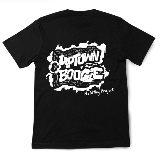 [Pre-Order] Black Uptown & Boogie Healthy Project Graphic Tee