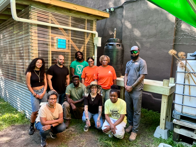 Load video: Home Depot Rain Barrel Build Day